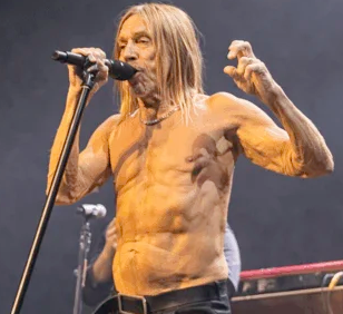 “A Wild Ending to Iggy Pop’s Performance”